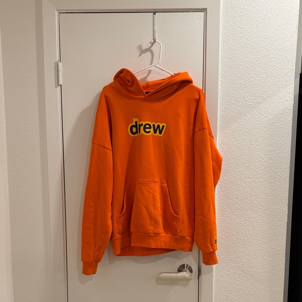 DREW House Men's Vibrant Orange Hoodie Justin Bieber